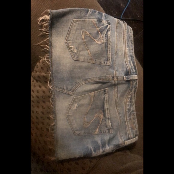 Silver Jean Skirt - Picture 4 of 4